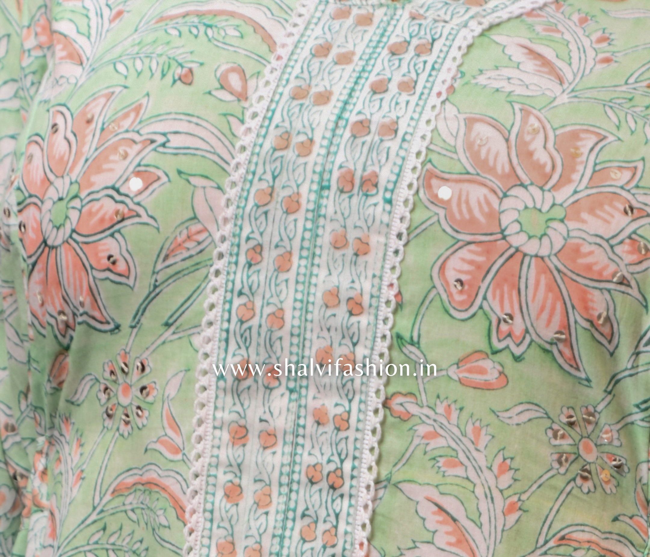 Shop hand block print cotton suits online (CSS37CH