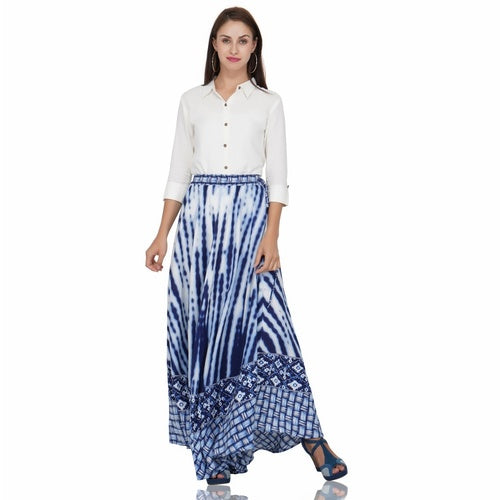 Umbrella floor length skirt. - ShalviFashion