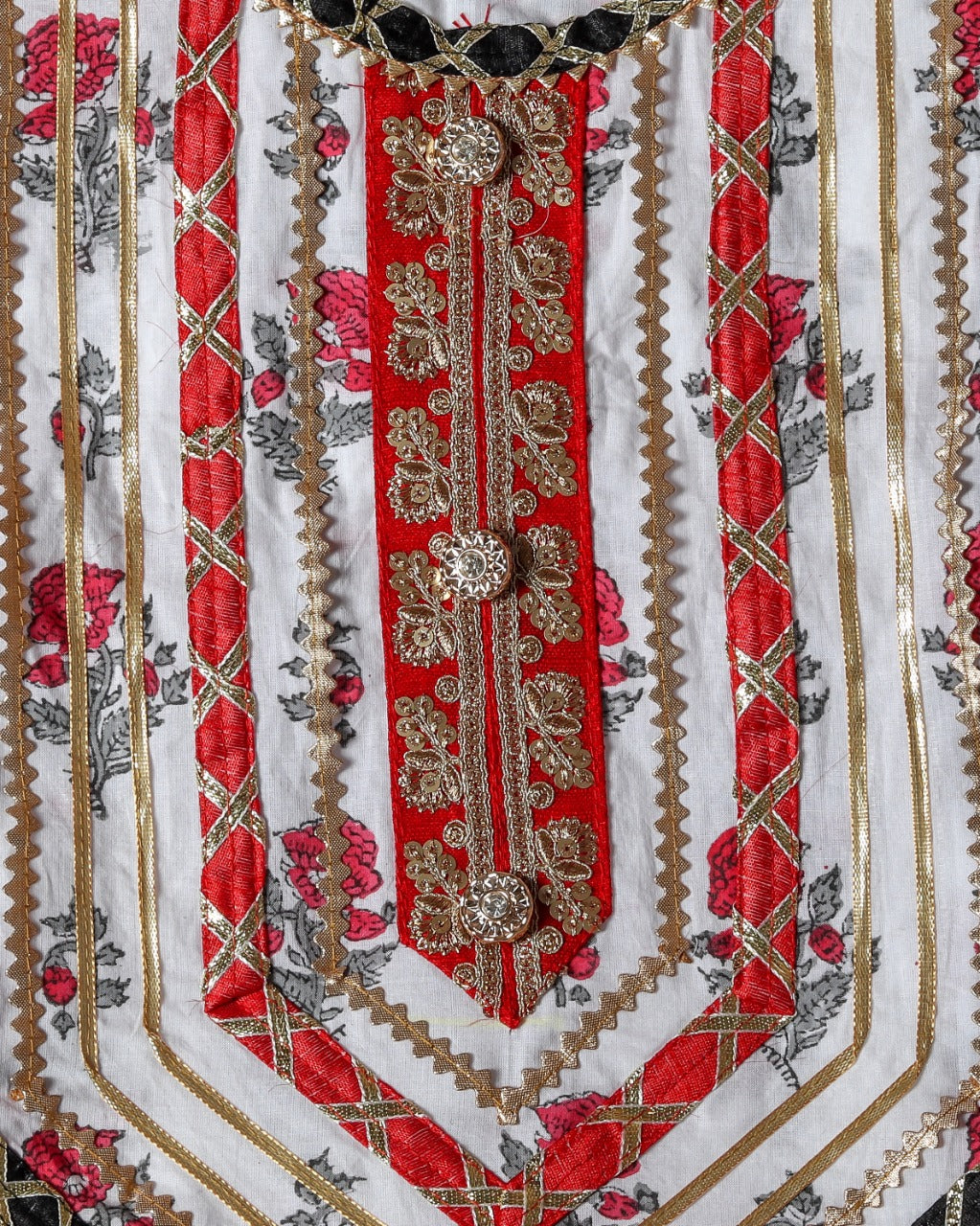 Festive Season Gota Collection with Classy Mulmul Dupatta (GOTA110) - ShalviFashion