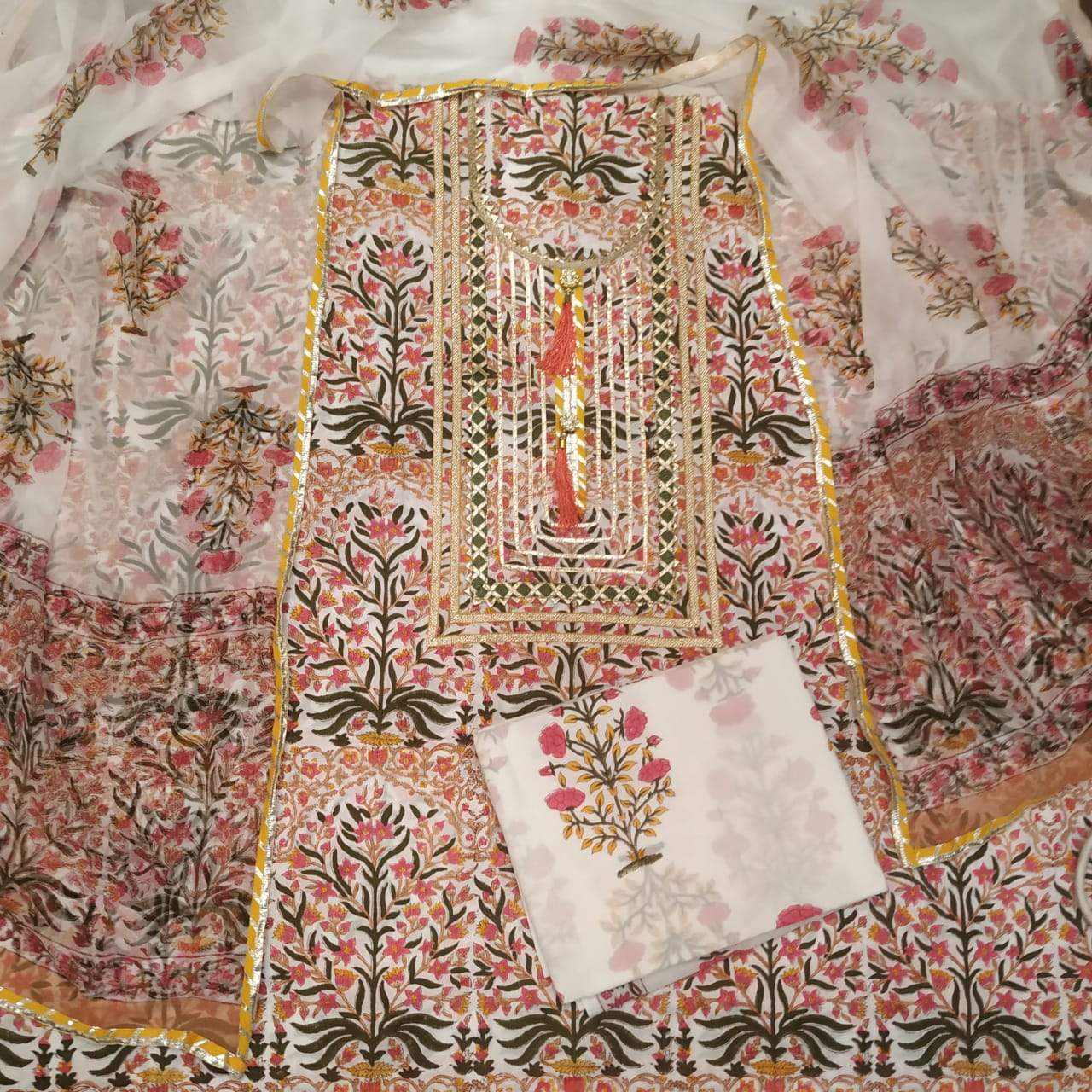 Festive Season Gota Collection with Classy Chiffon Dupatta (GOTA111) - ShalviFashion