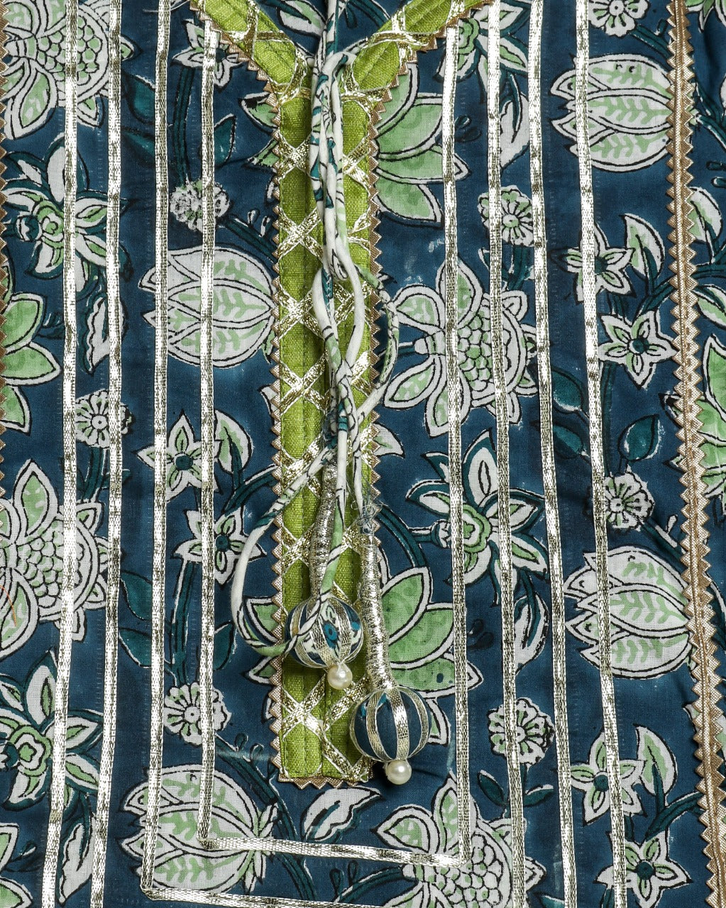 Shop Unstitched Gota Work Suits with Classy Chiffon Dupatta (GOTA175)