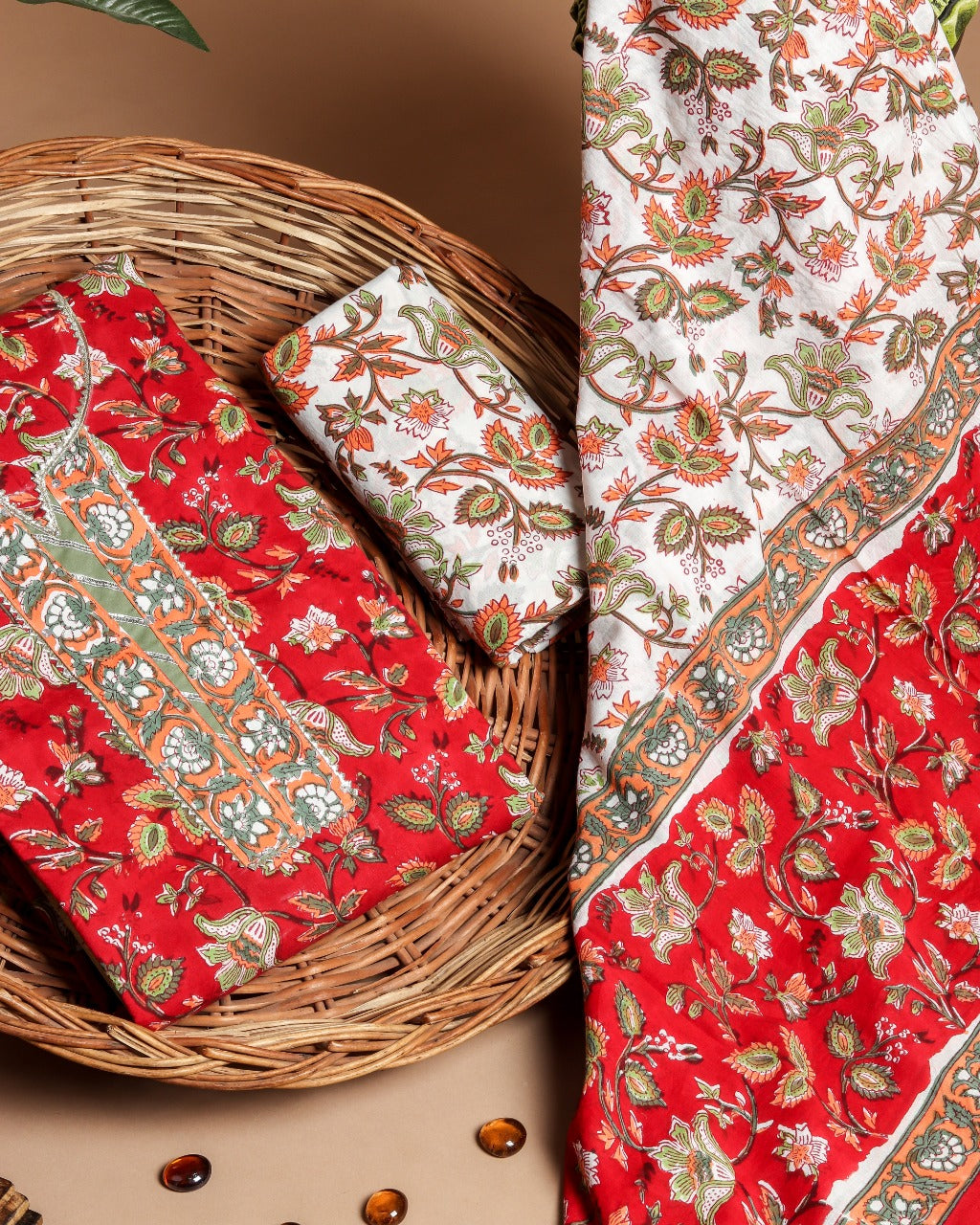 Shop Unstitched Gota Work Collection with Classy Mulmul Dupatta (GOTA197)