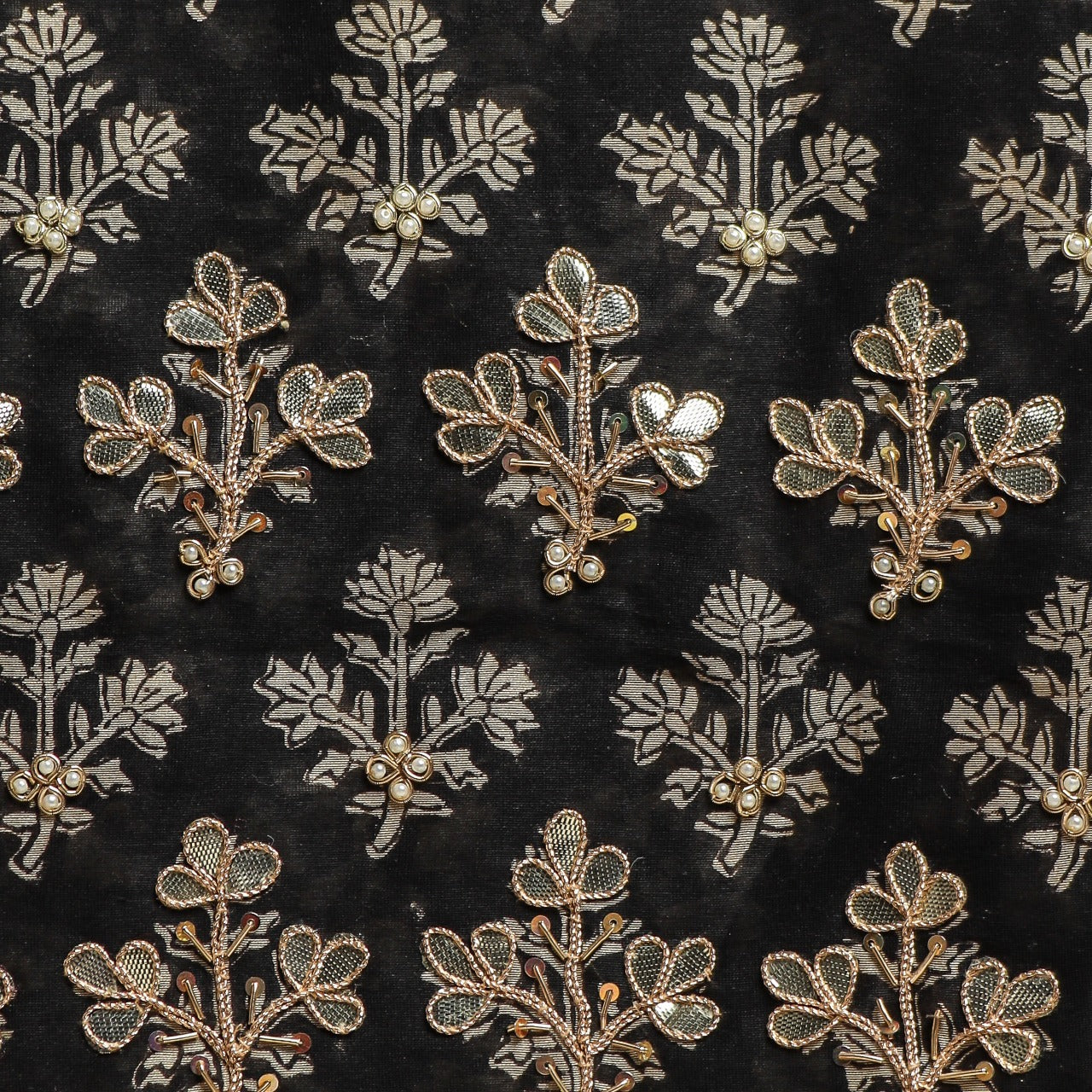 Shop gota patti work chanderi silk suit sets (GOTA286)