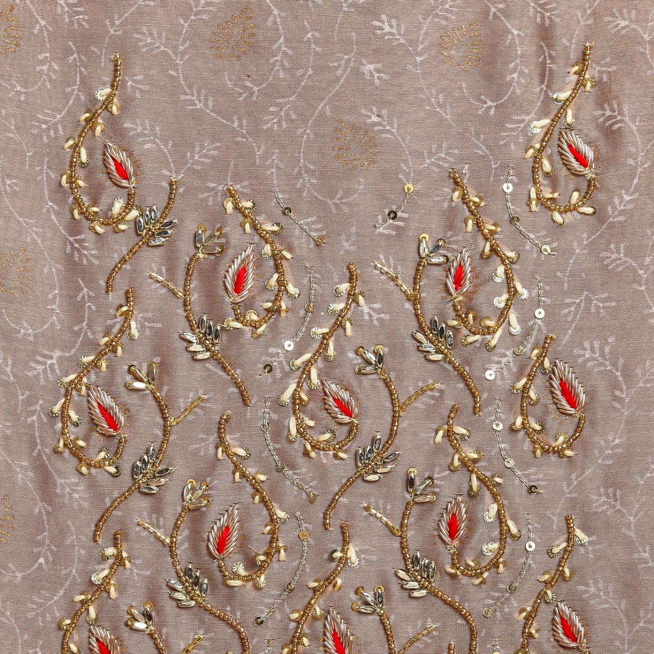 Shop zardosi work chanderi silk suit sets online (GOTA371)