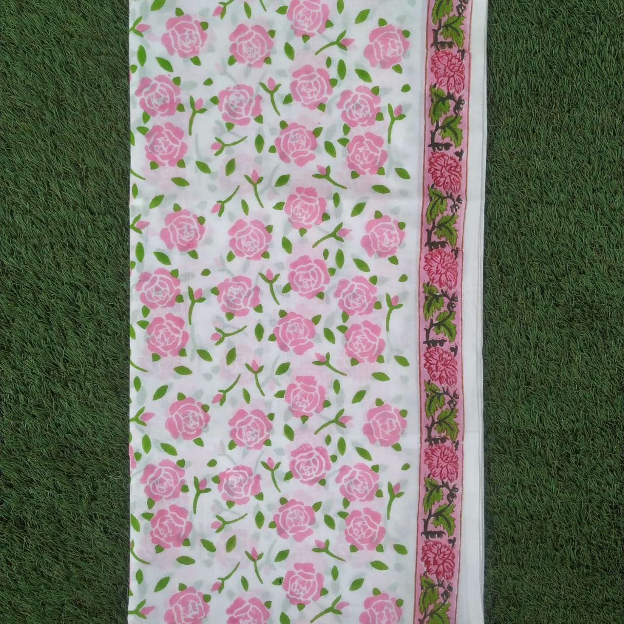 Traditional Buti Gota Work Suit with Chiffon Dupatta (GOTA120)