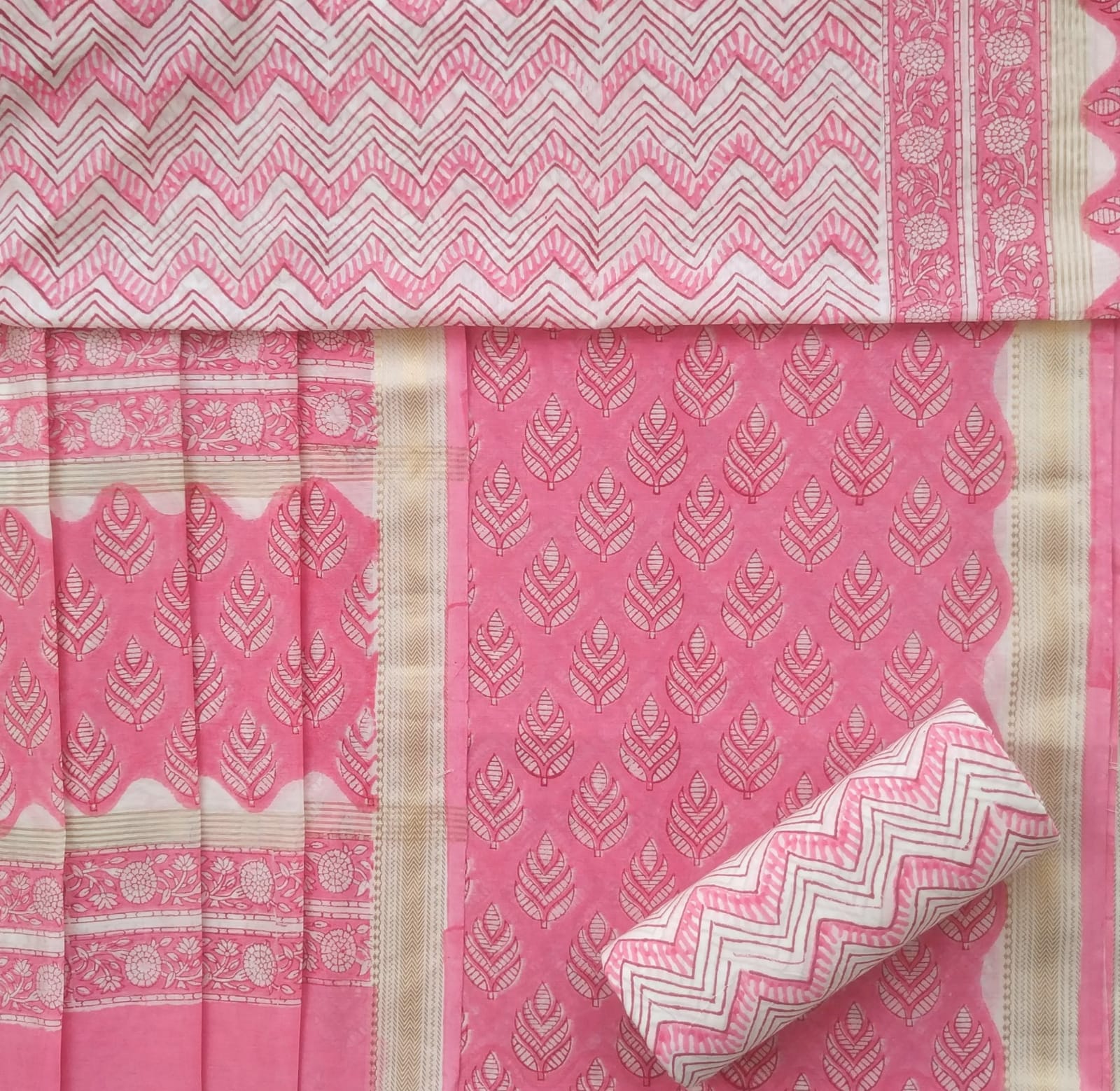 Shop unstitched maheshwari silk suit sets (MSL301)