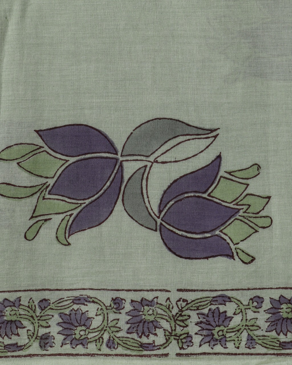 Shop unstitched cotton suit sets with organza dupatta (ORG154)