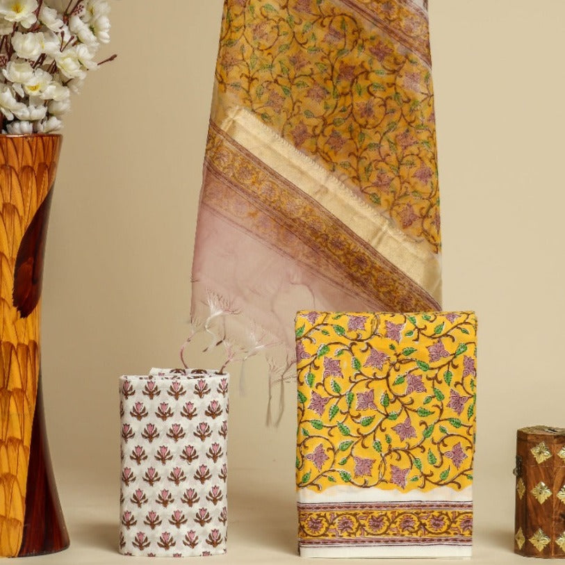 Shop cotton suit sets in jaipur (ORG200)