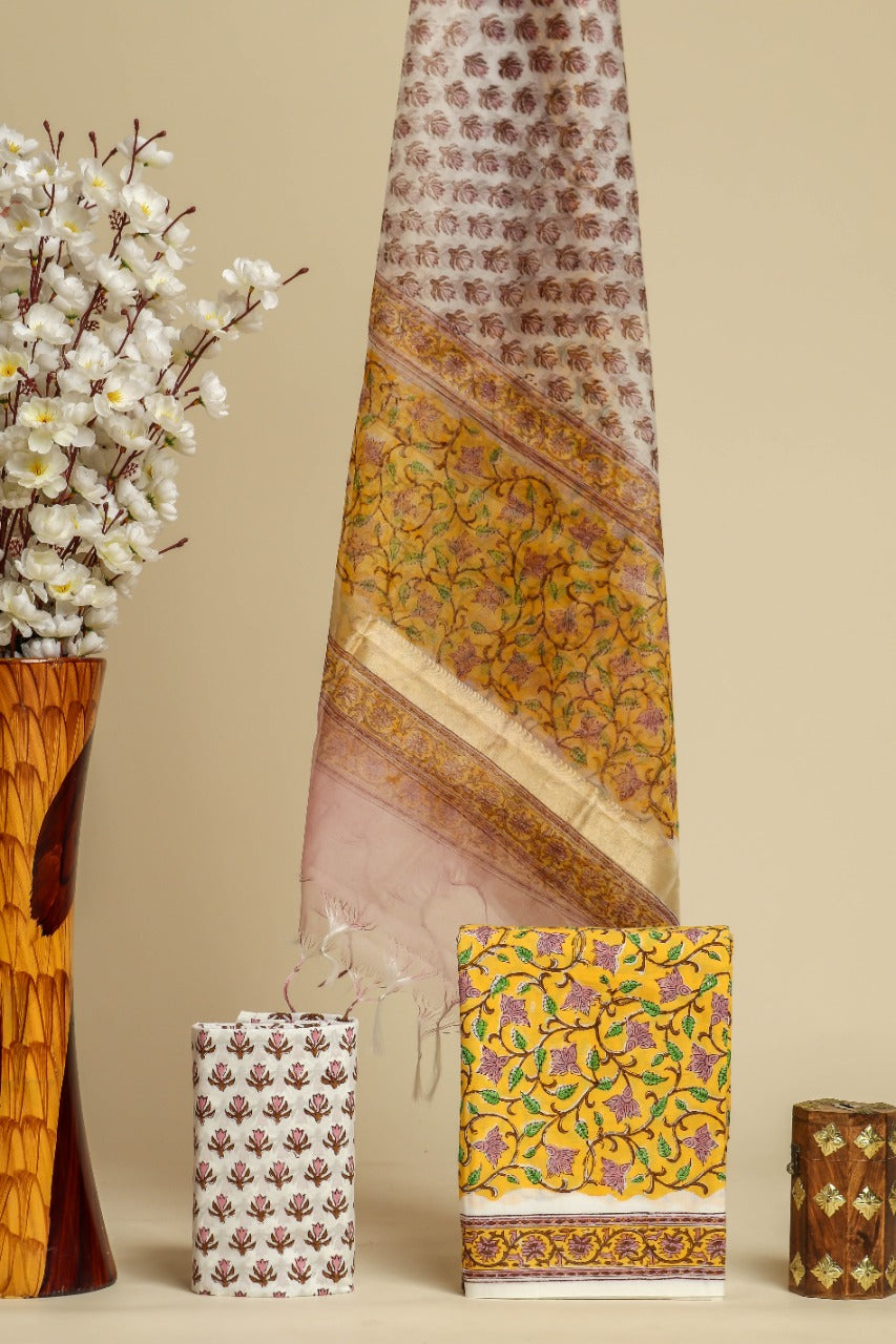 Shop cotton suit sets in jaipur (ORG200)