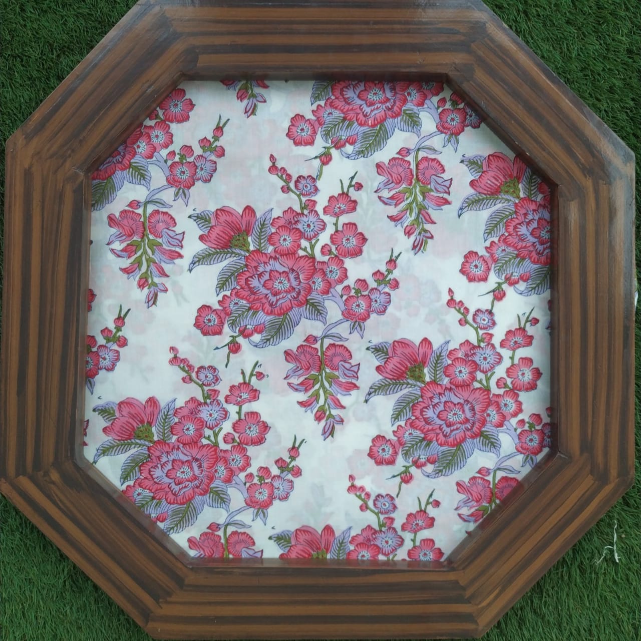 Shop Unstitched Hand Block Print Pure Cotton Suits with Organza Dupatta (ORG90)