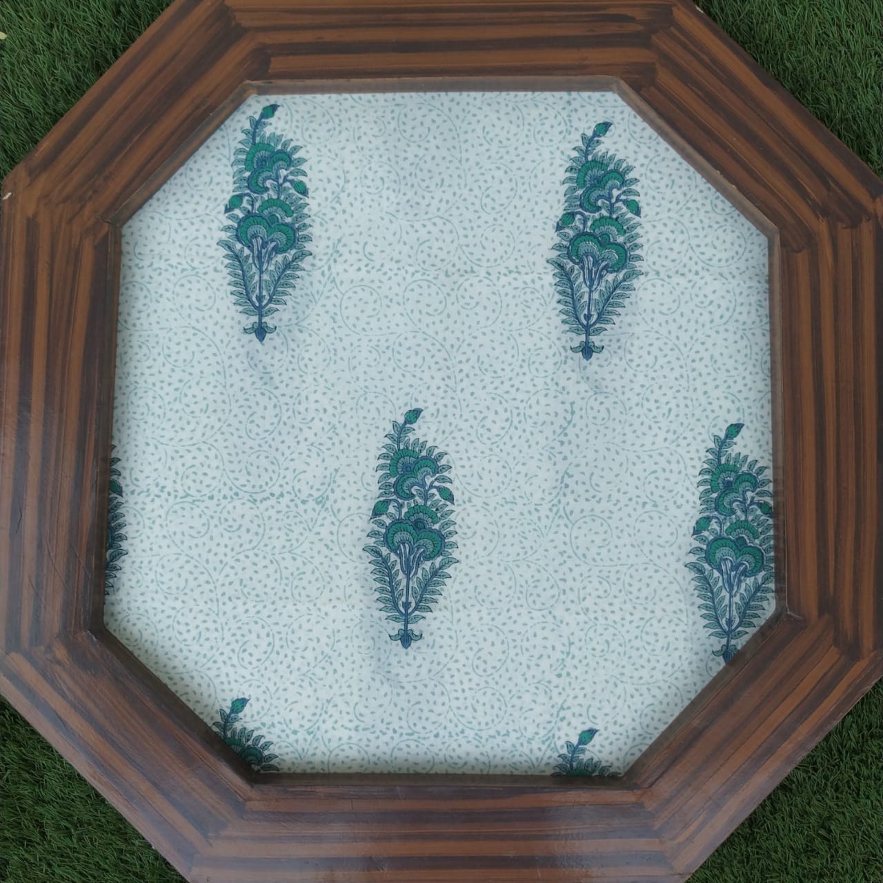 Shop Unstitched Hand Block Print Pure Cotton Suits with Chiffon Dupatta (PCHF190)