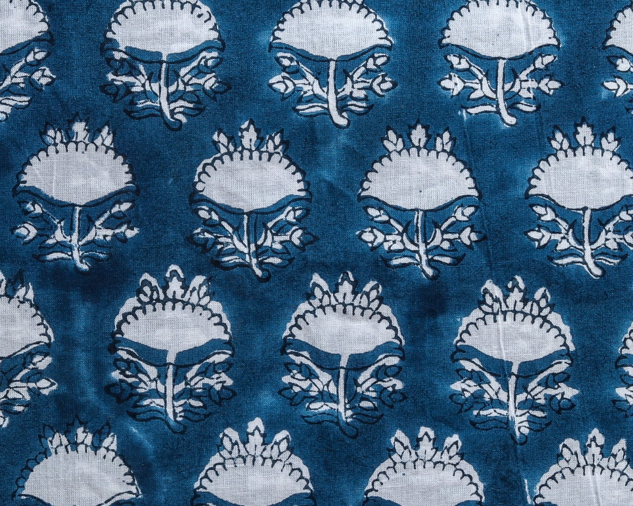 Shop Unstitched Hand Block Print Pure Cotton Suits with Chiffon Dupatta (PCHF223)