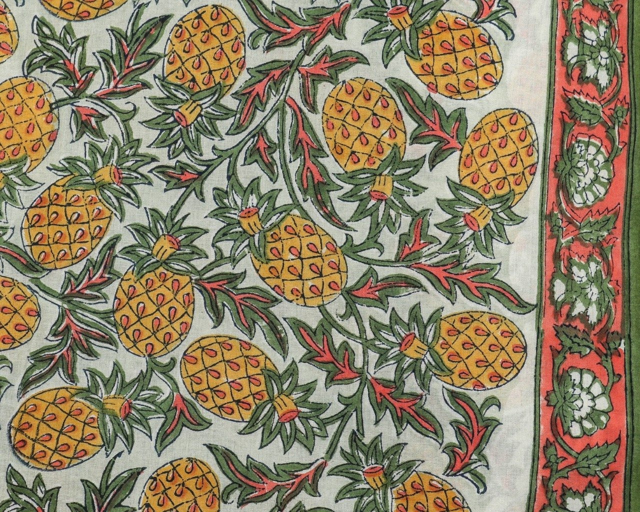 shop block print dress material with chiffon dupatta