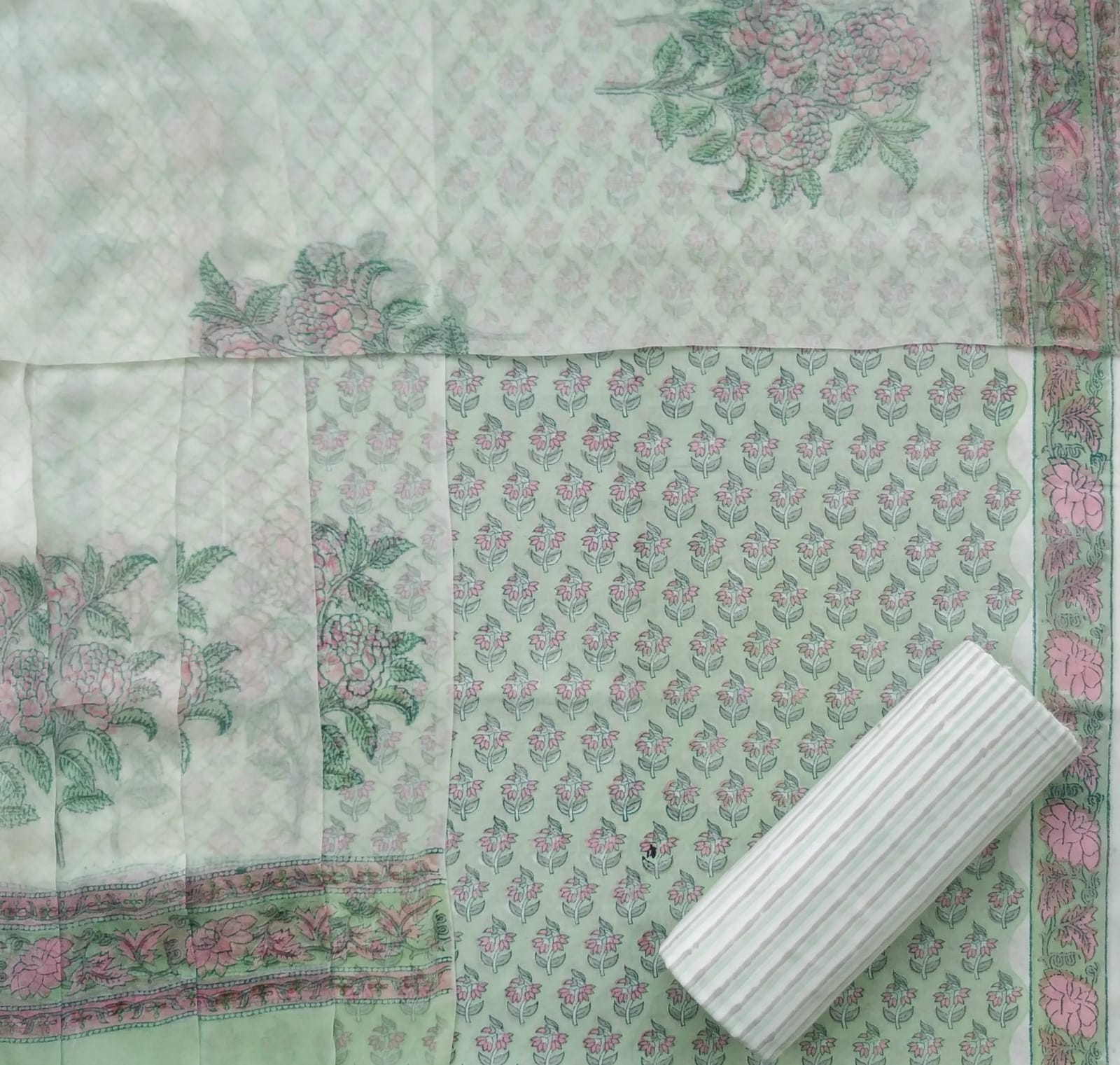 Shop unstitched cotton suits wholesale in jaipur (PCHF309)