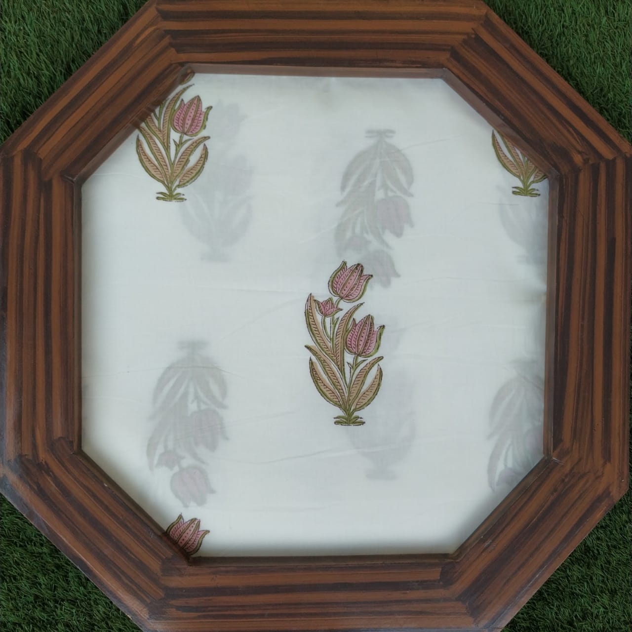 Shop Unstitched Hand Block Print Pure Cotton Suits with Mulmul Dupatta