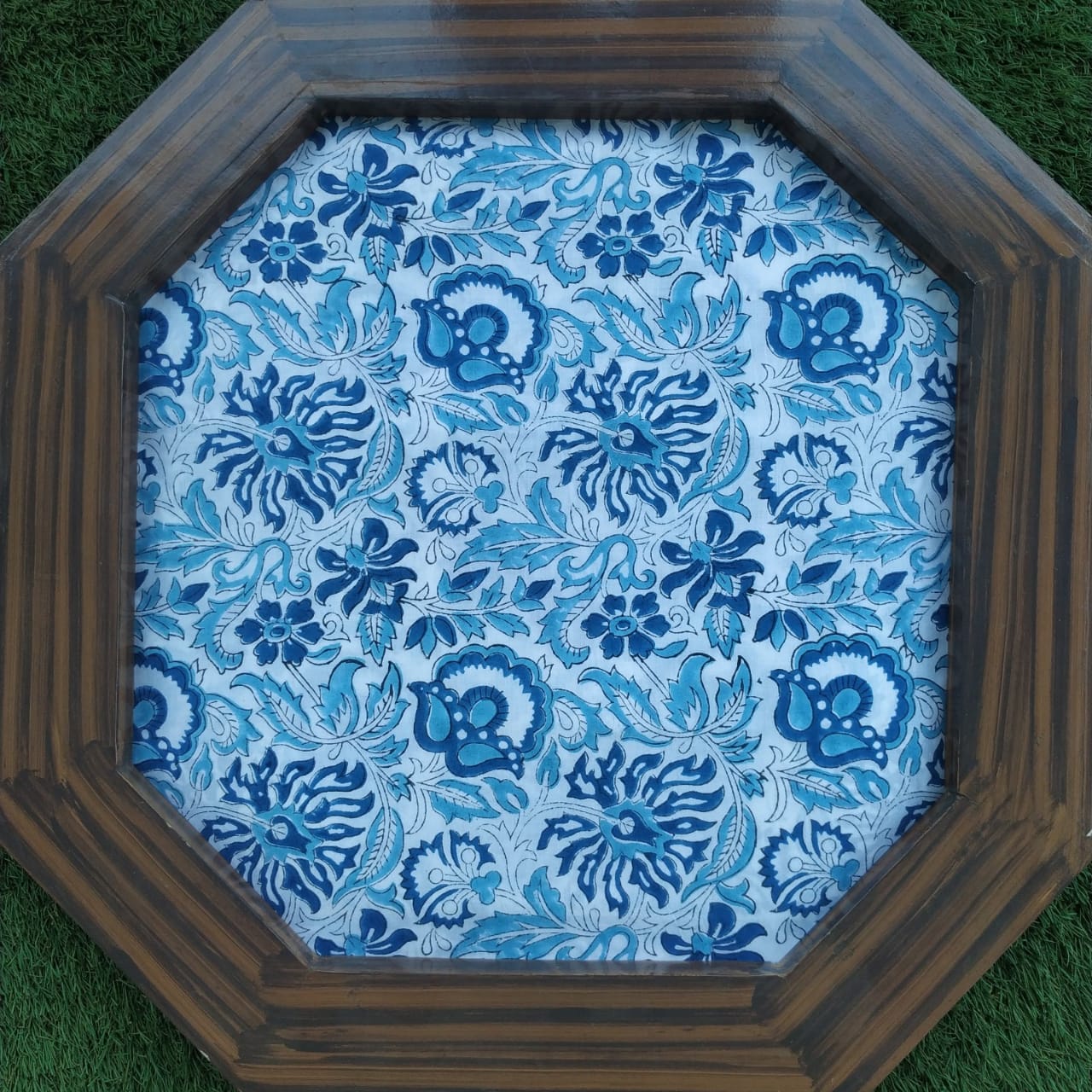 Shop Unstitched Hand Block Print Pure Cotton Suit with Mulmul Dupatta (PRMUL165)