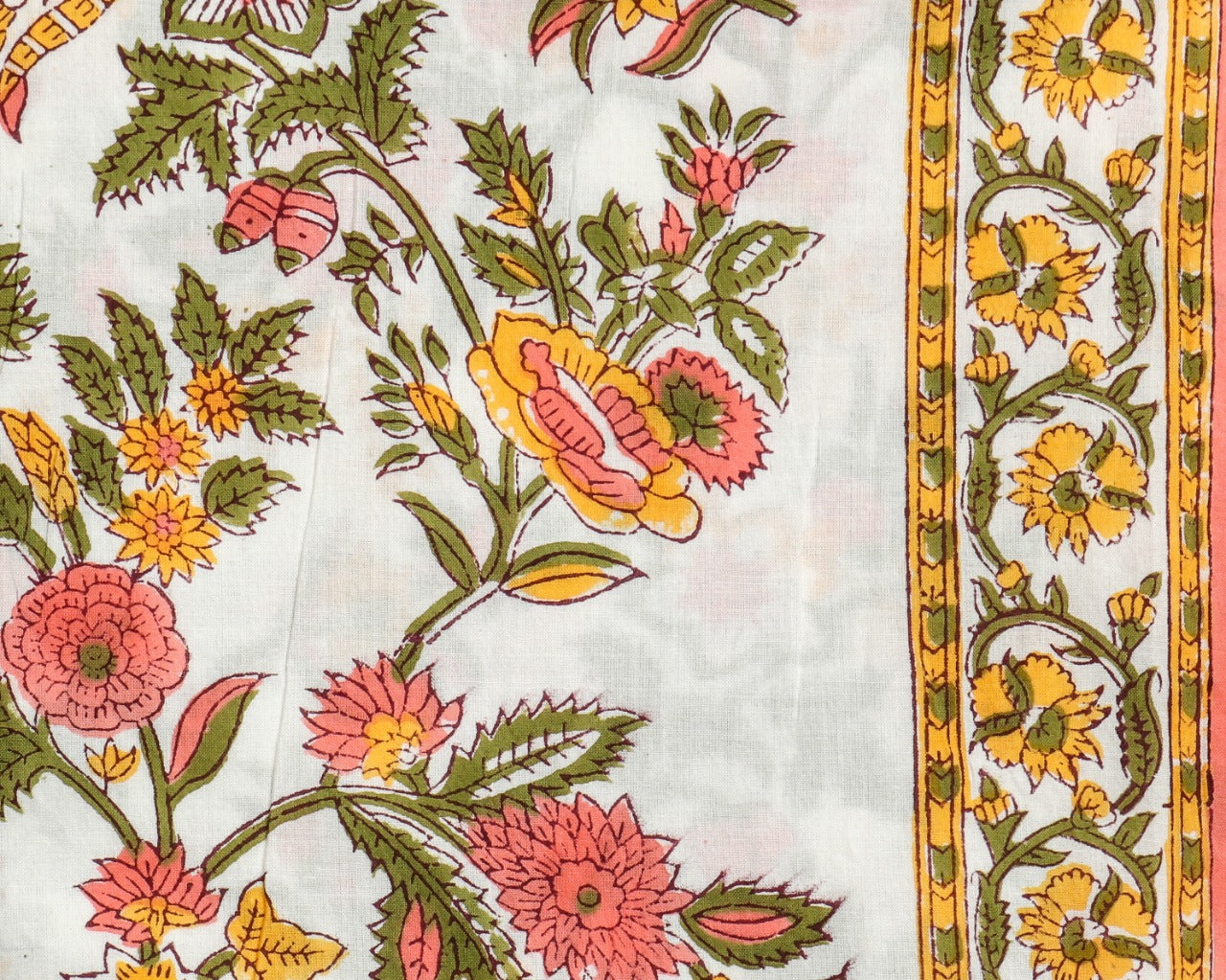 shop unstitched cotton suit with mulmul dupatta