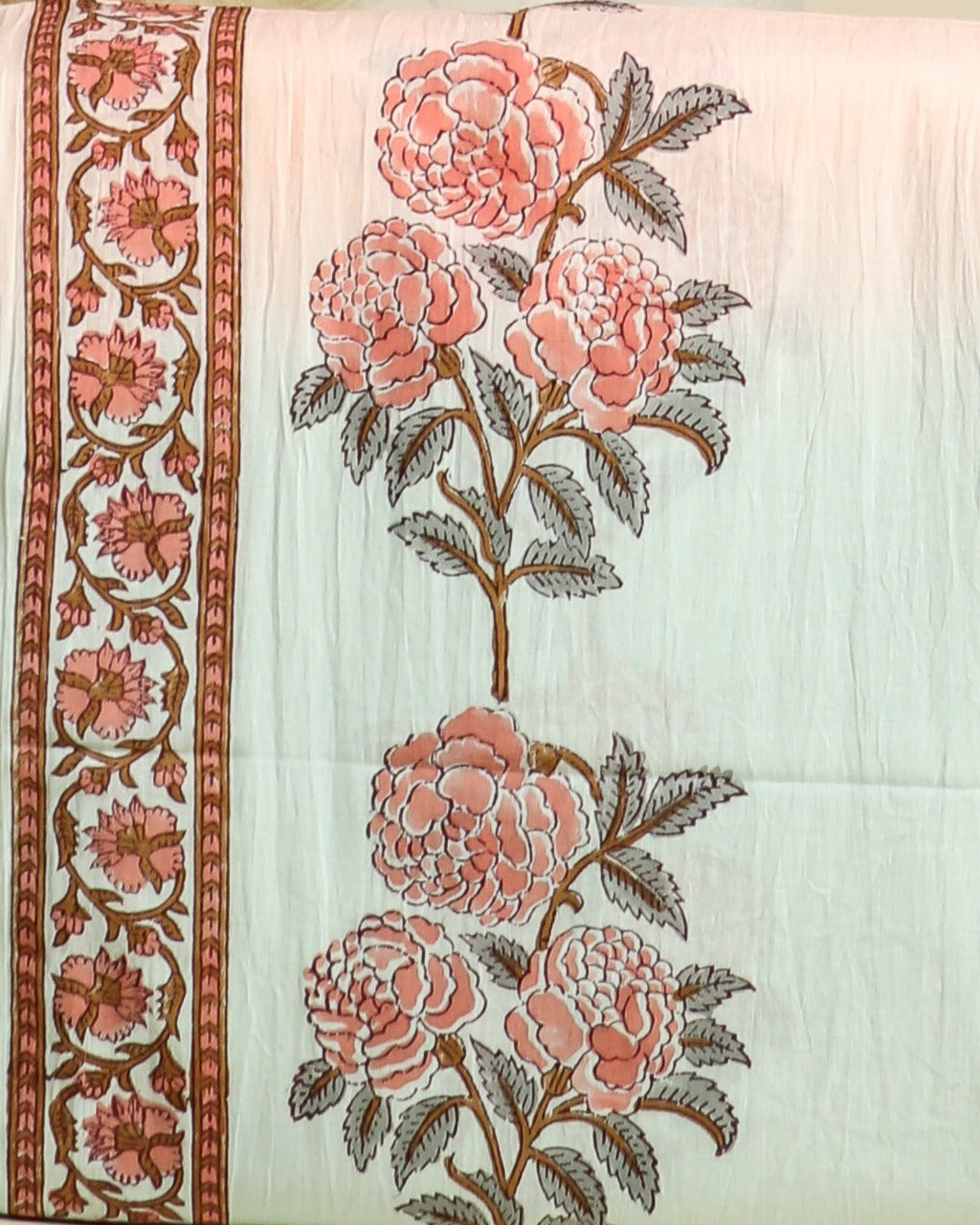 Shop unstitched cotton suit sets with mulmul dupatta (PRMUL264)