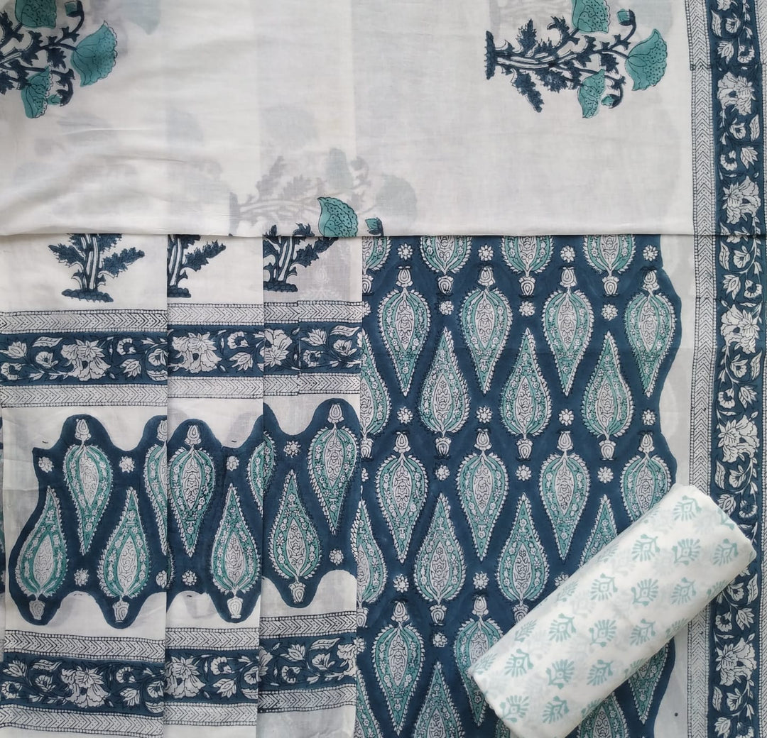 Shop mulmul cotton suit material online (PRMUL312)