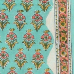 Shop unstitched cotton suit sets with mulmul dupatta (PRMUL379)