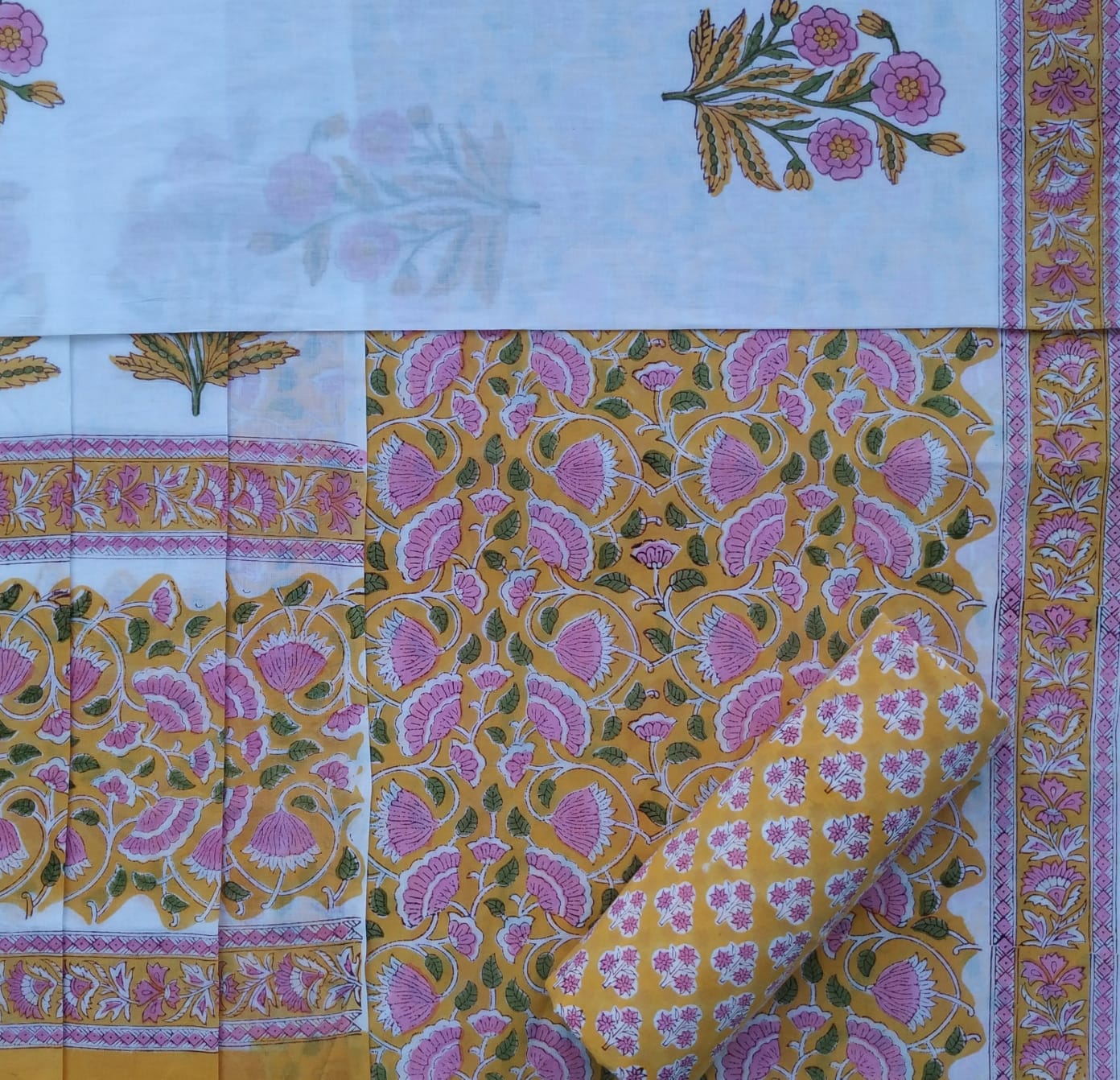 Shop mulmul dupatta cotton suits online (PRMUL388)