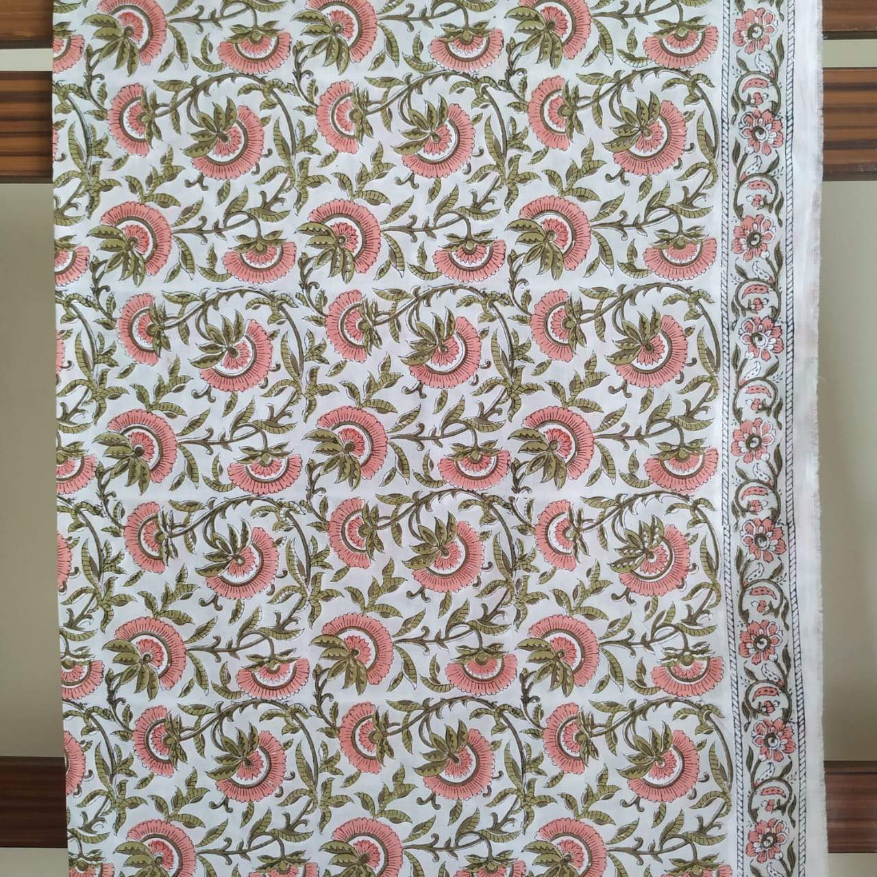 Shop Unstitched Pure Cotton Suits with Mulmul Dupatta (PRMUL86)