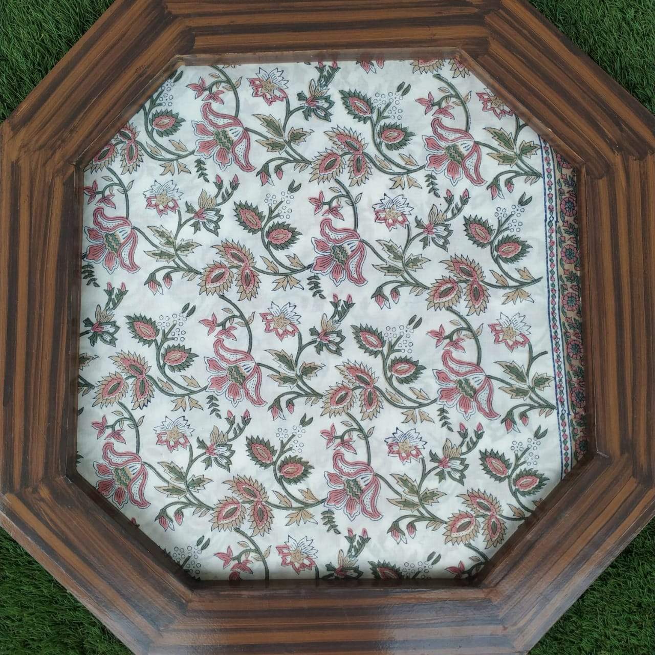 Shop Unstitched Hand Block Print Pure Cotton Suits with Kota Doria Dupatta (T3CKD305)