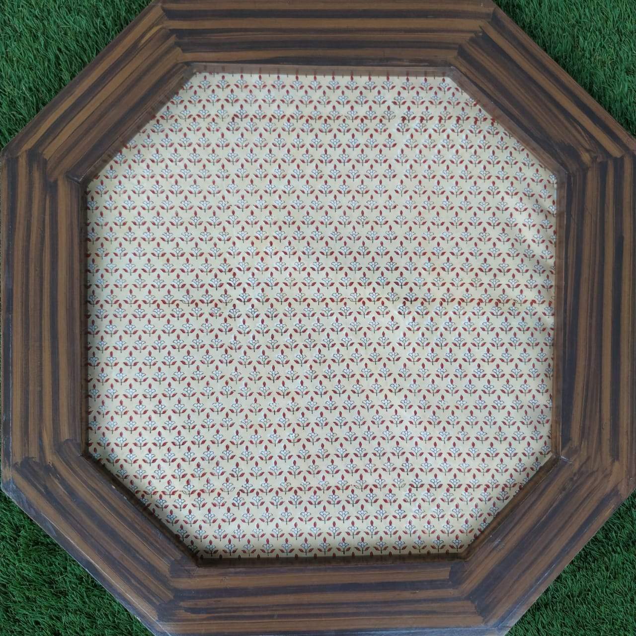 Shop Unstitched Hand Block Print Pure Cotton Suits with Organza Dupatta (TORG89)