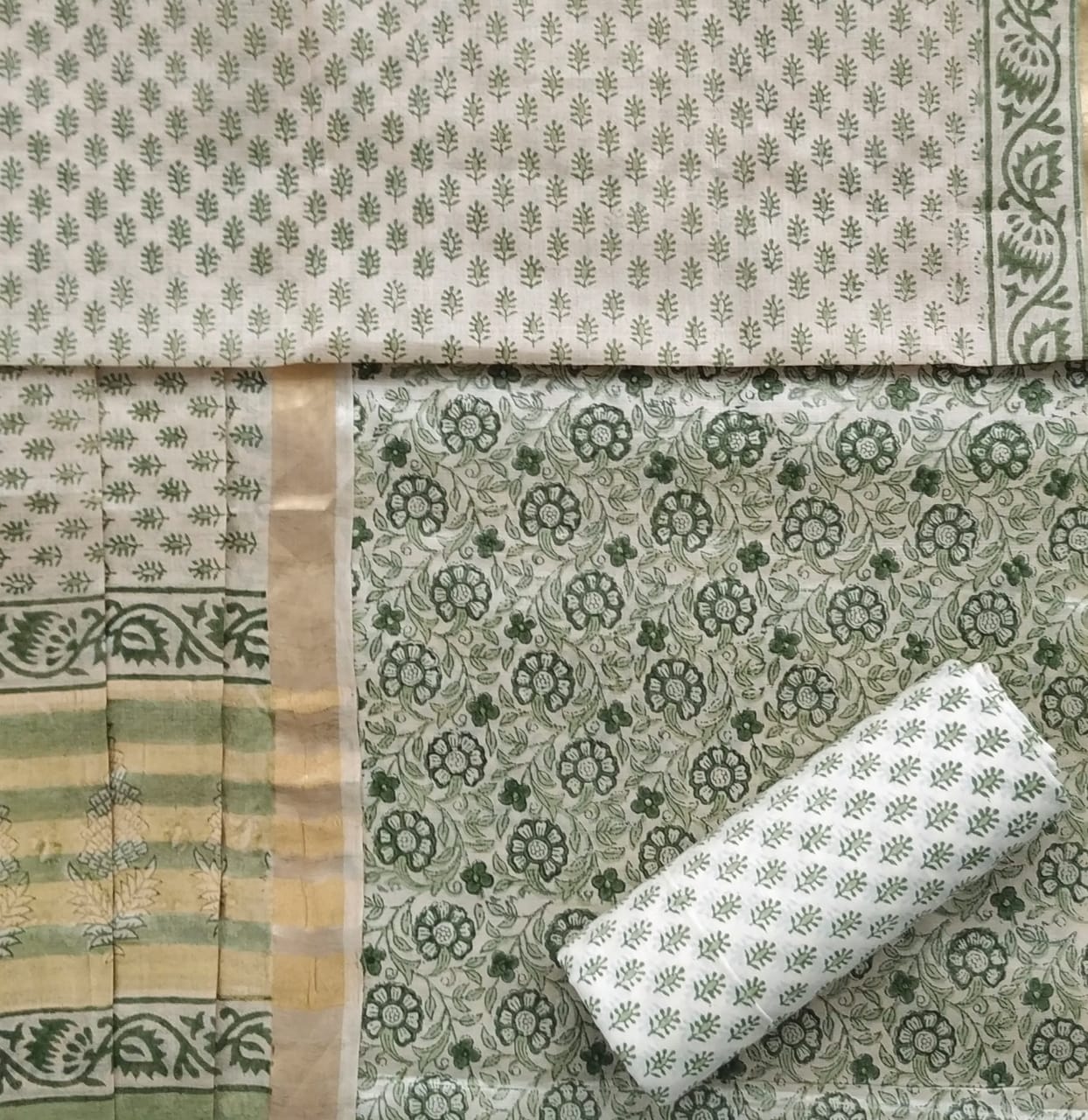 Shop premium tussar silk suit set online shopping (TUS10)