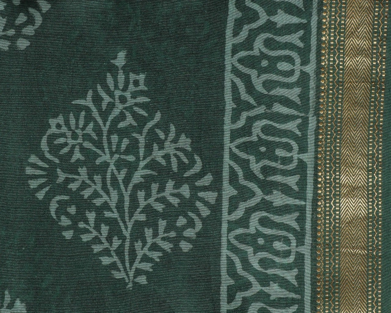 Traditional Buti Print Maheshwari Silk Suit Set (MSL44)