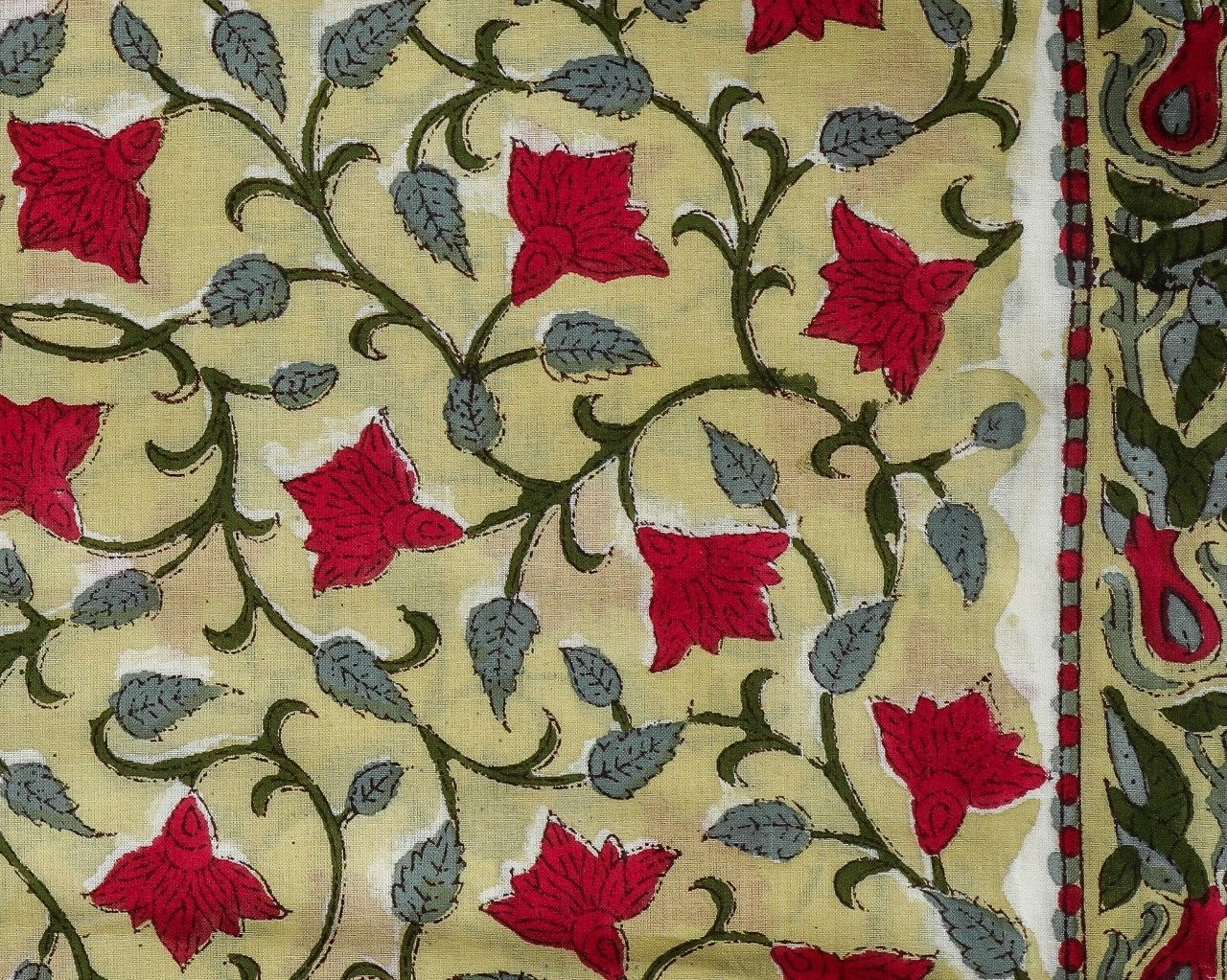 Shop Unstitched Pure Cotton Suits with Organza Dupatta (ORG48)