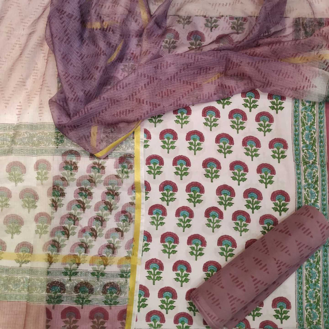 Festive Side Kota Silk Collection (CKS0059) - ShalviFashion