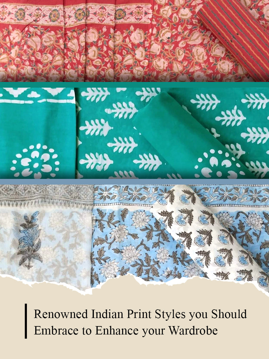 Renowned Indian Print Styles you Should Embrace to Enhance your Wardrobe