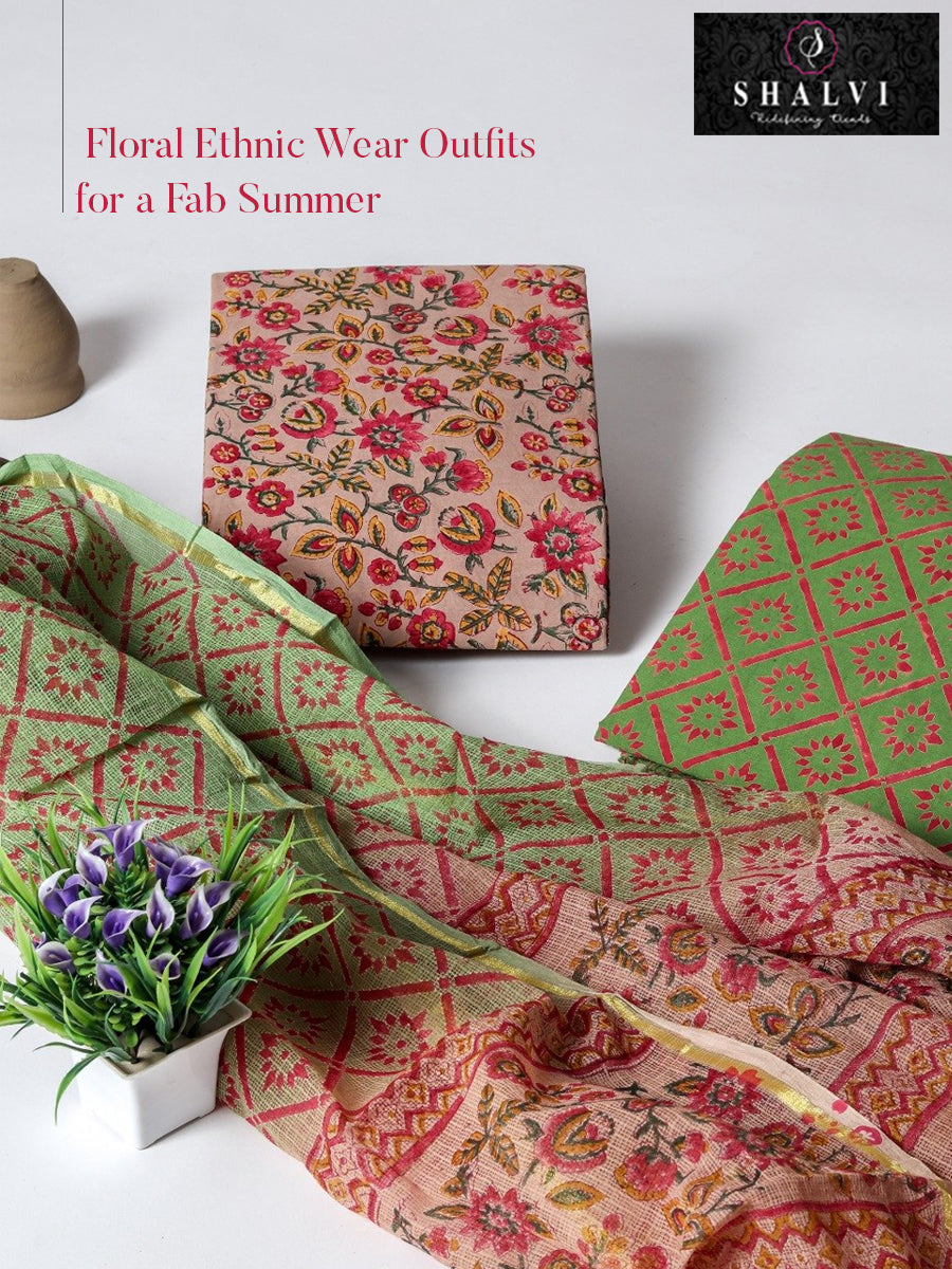 Floral Ethnic Wear Outfits for a Fab Summer