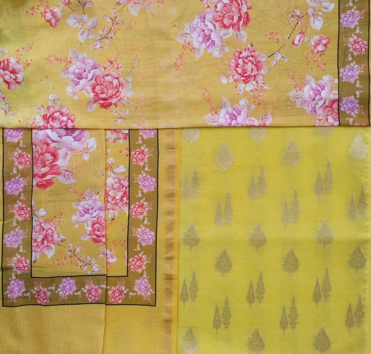 Shop chanderi jacquard two piece set (2CH30)