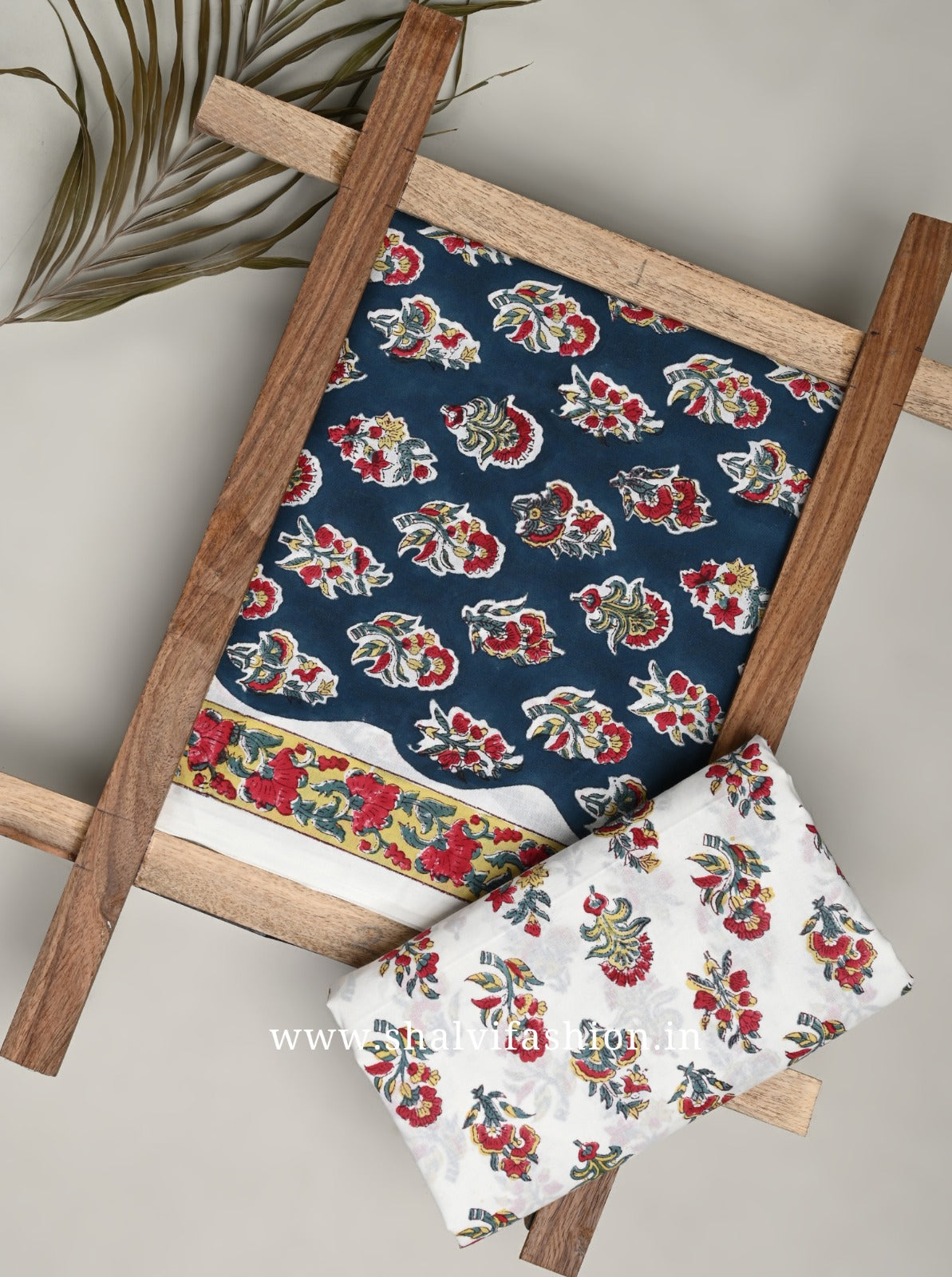 Shop block printed pure cotton two-piece sets in jaipur (2PBP50)