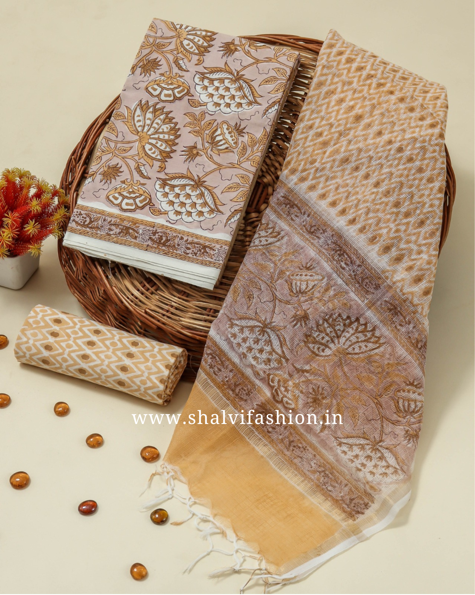 Shop kota dupatta cotton suits online shopping (3CKD119)
