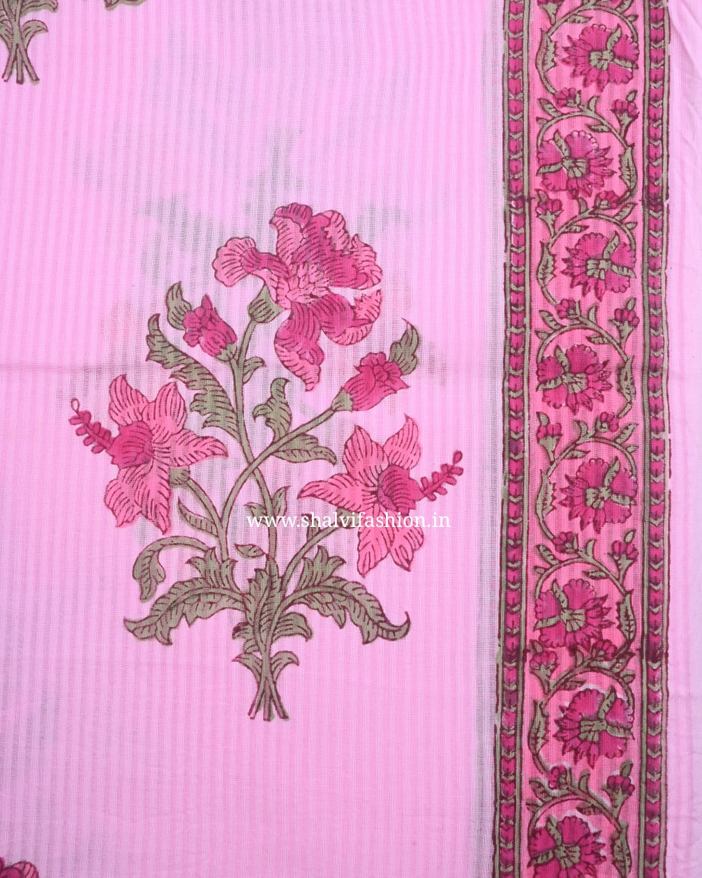 Shop sanganeri print cotton suits with kota dupatta (3CKD460)