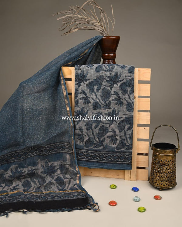 Shop unstitched ajrak print kota two piece sets (3KD211)