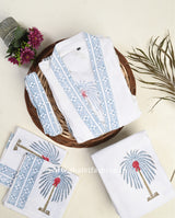 Shop hand block print bath linen sets online (BLS02)