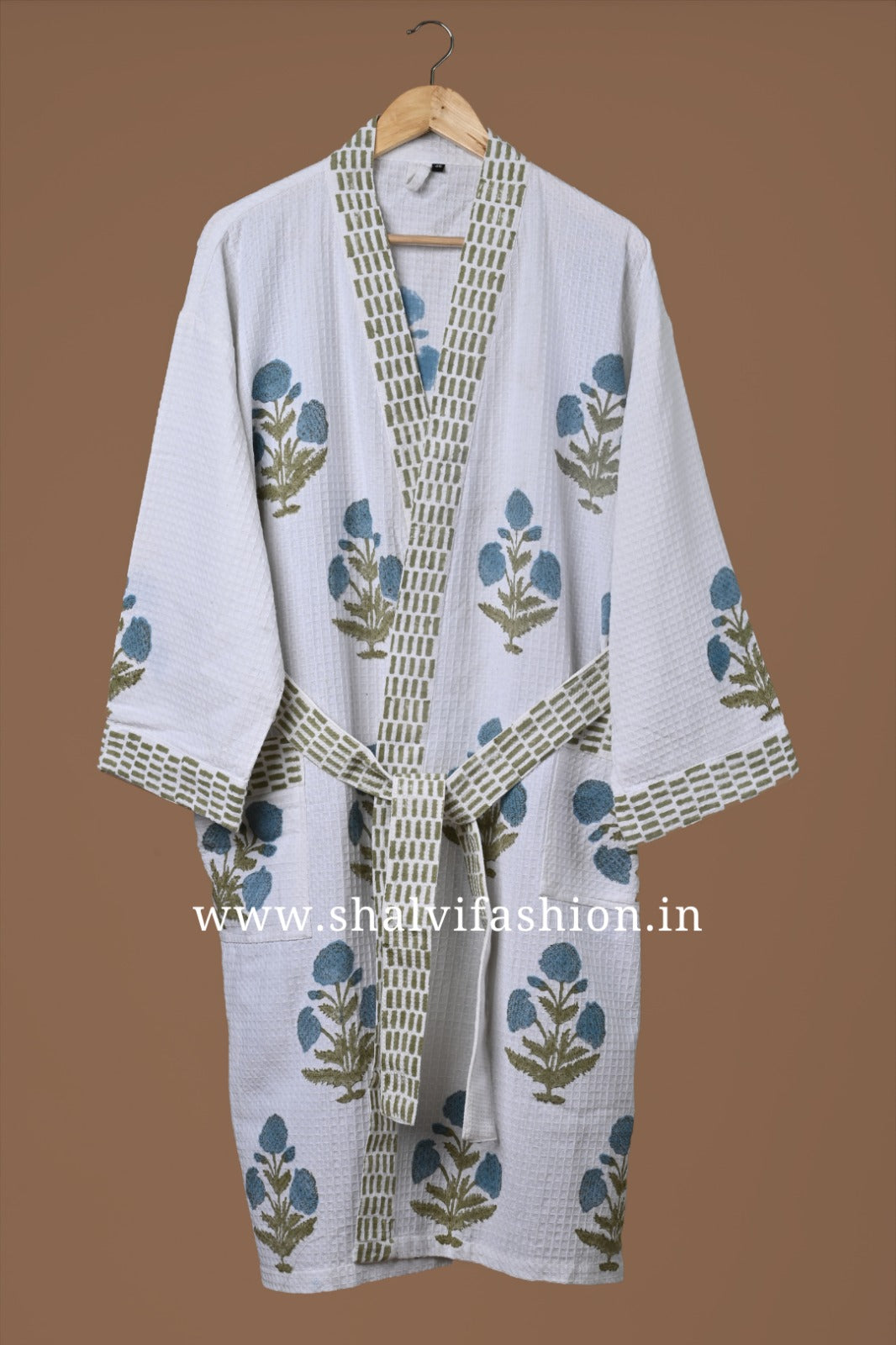 Shop jaipuri print waffle cotton bath linen sets (BLS05)