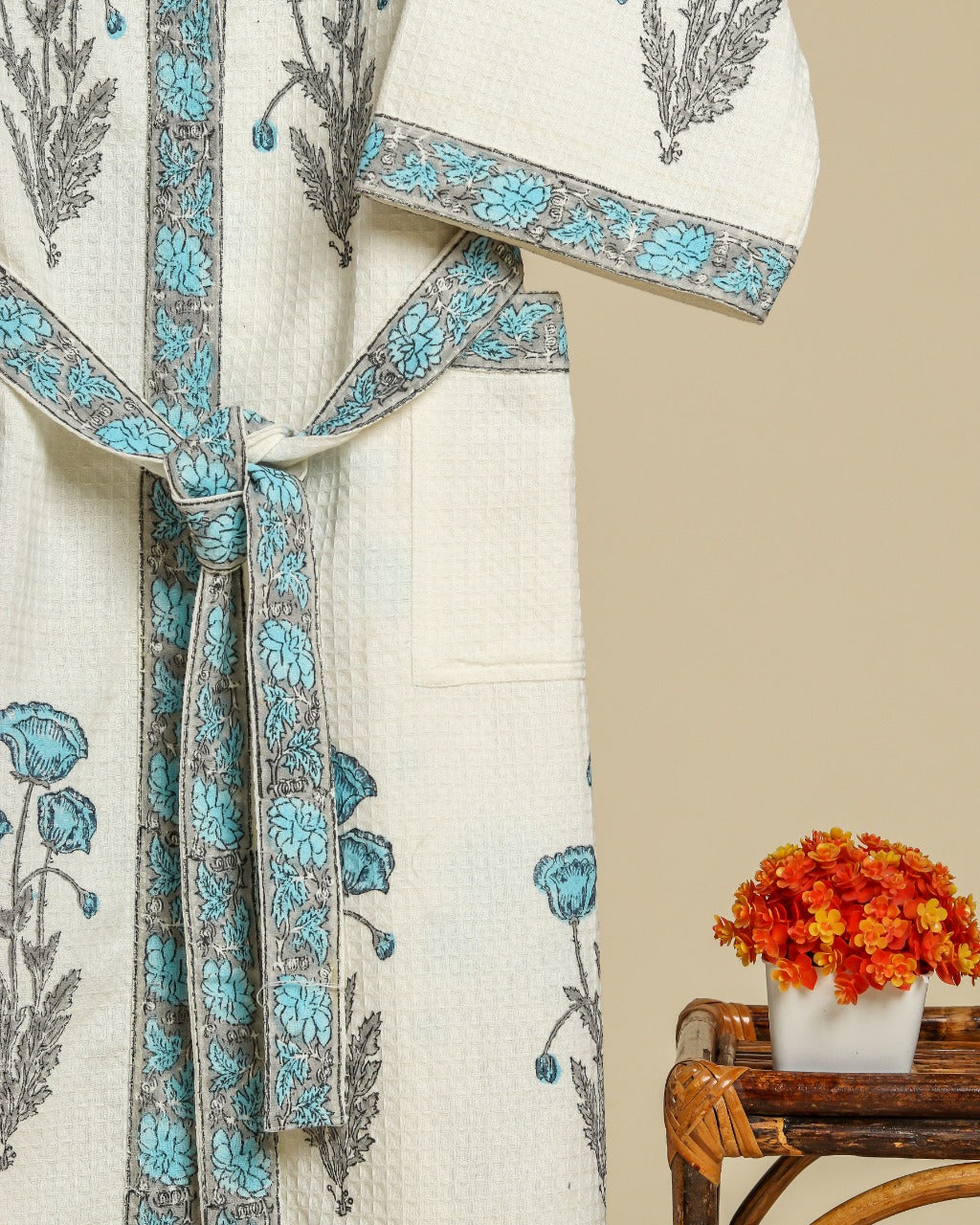 Shop cotton waffle bathrobes onilne (BROB11)
