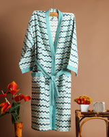 Shop hand block printed bathrobes online (BROB14)
