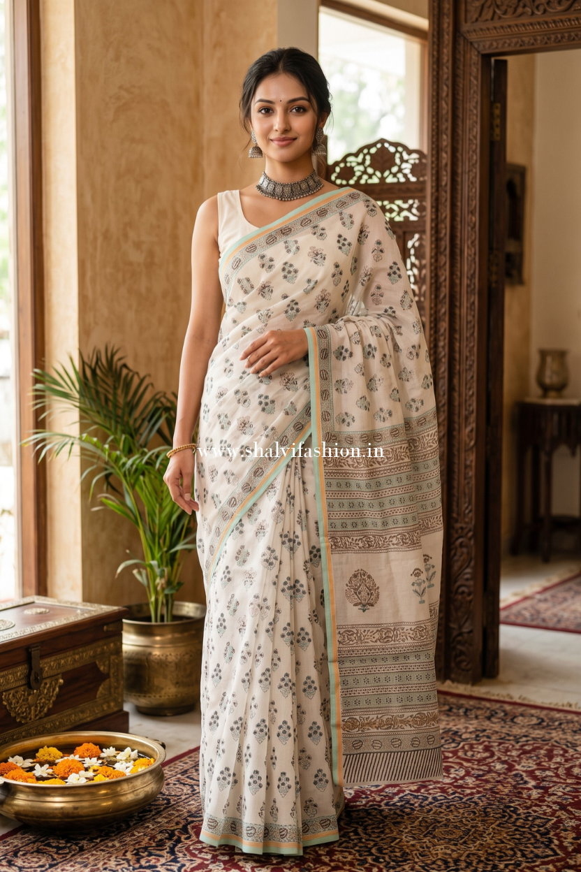 Shop chanderi sarees online shopping (CHSAR43)