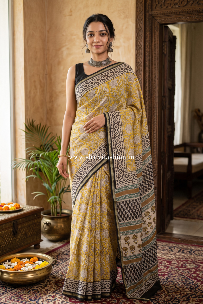 Shop chanderi silk sarees online (CHSAR51)