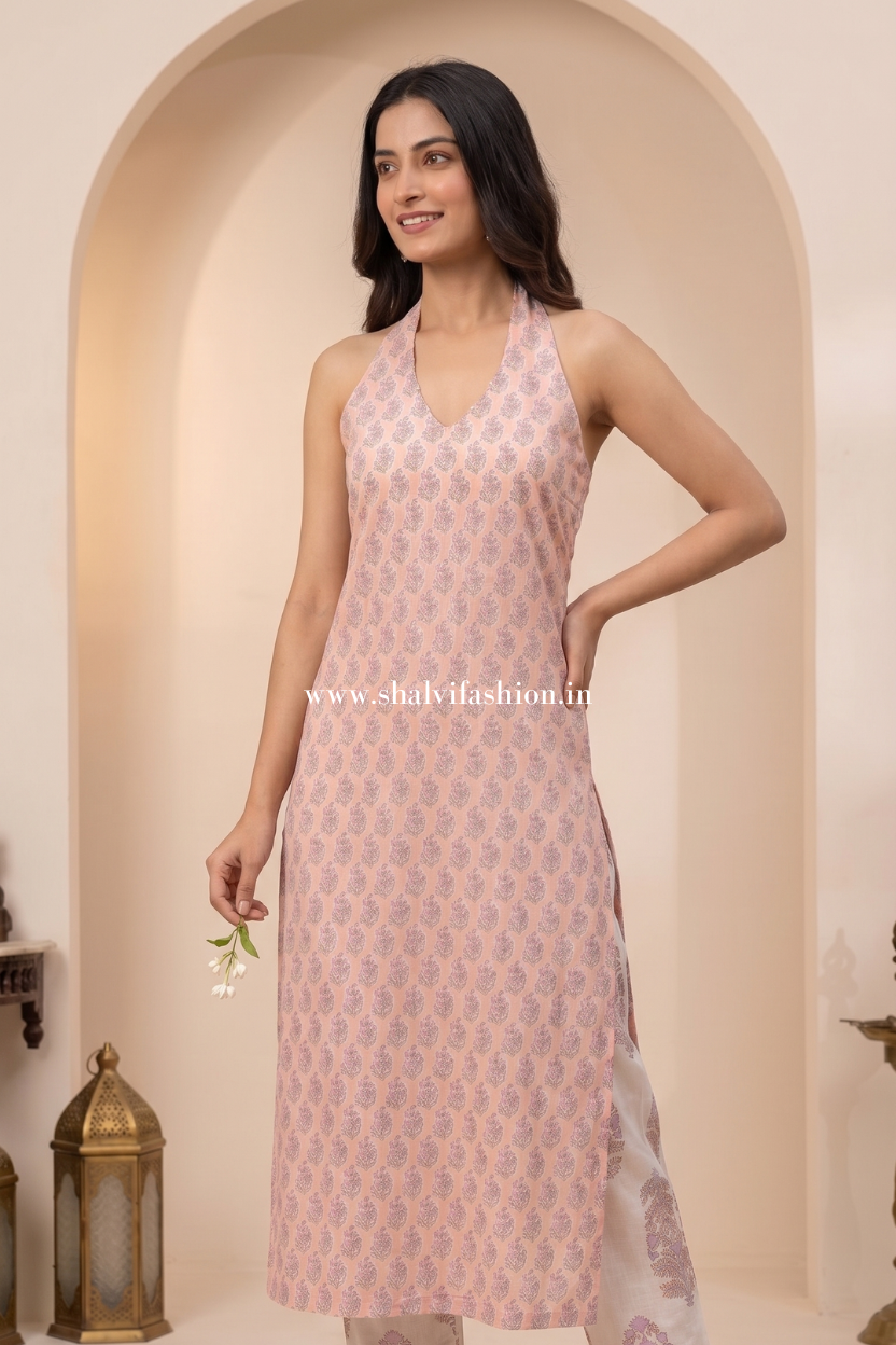Shop jaipuri block printed cotton suits with kota dupatta (CKDS08)