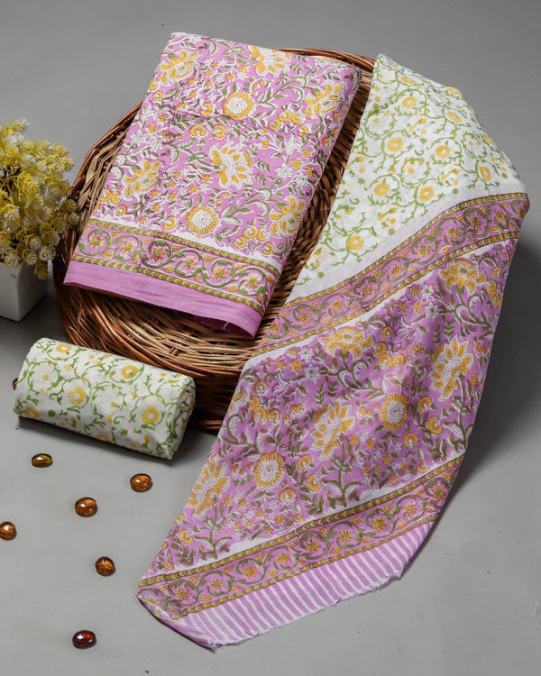 shop cotton suit with mulmul dupatta (COT129)