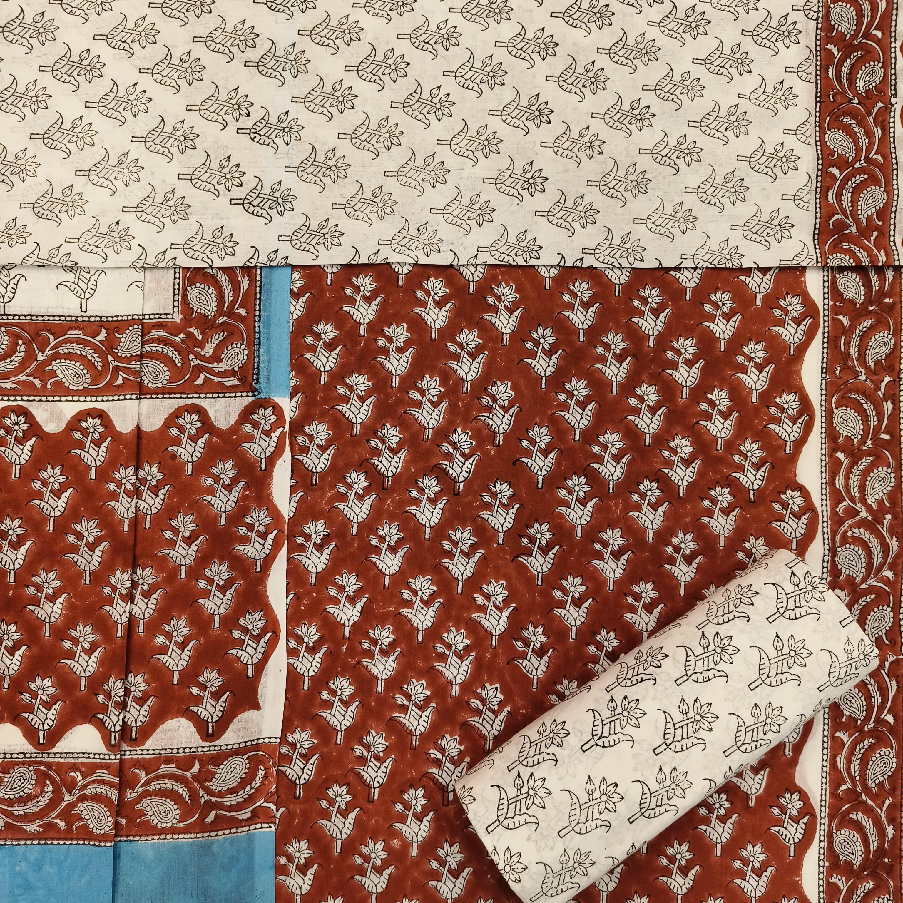 Shop cotton suits with mulmul dupatta in jaipur (COT20)