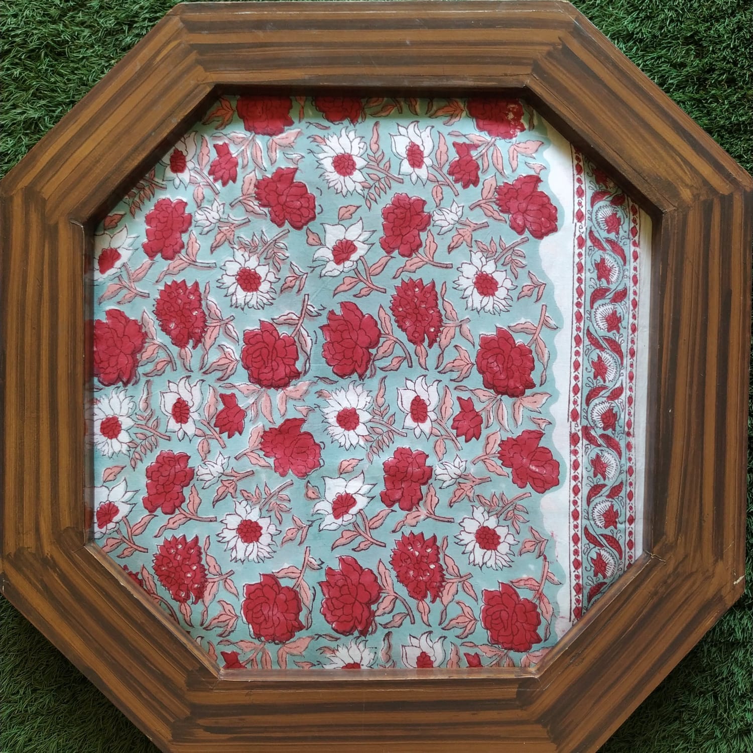 Shop block printed pure cotton running material [cut- 10 meters] (CRF13)