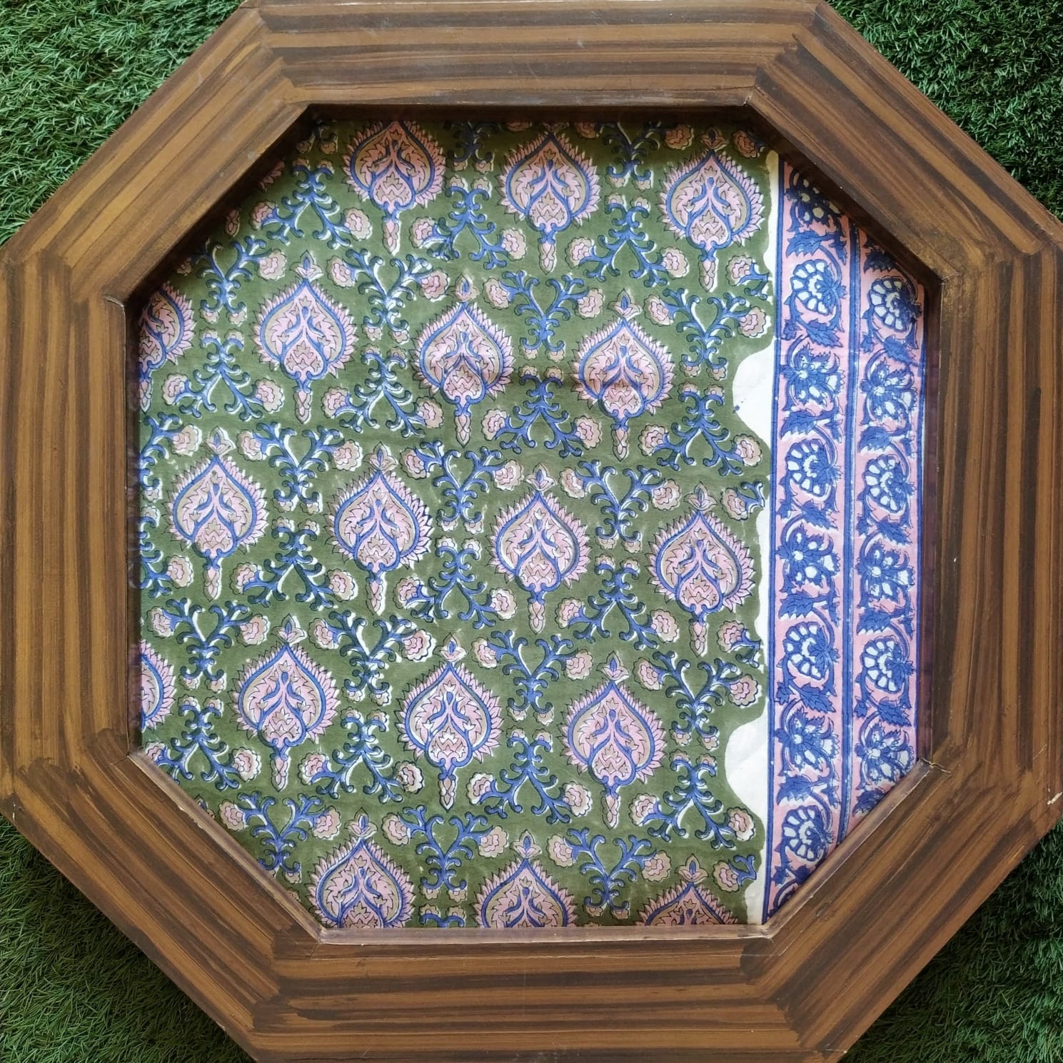 Shop traditioan block printed cotton running material [cut- 10 meters] (CRF27)